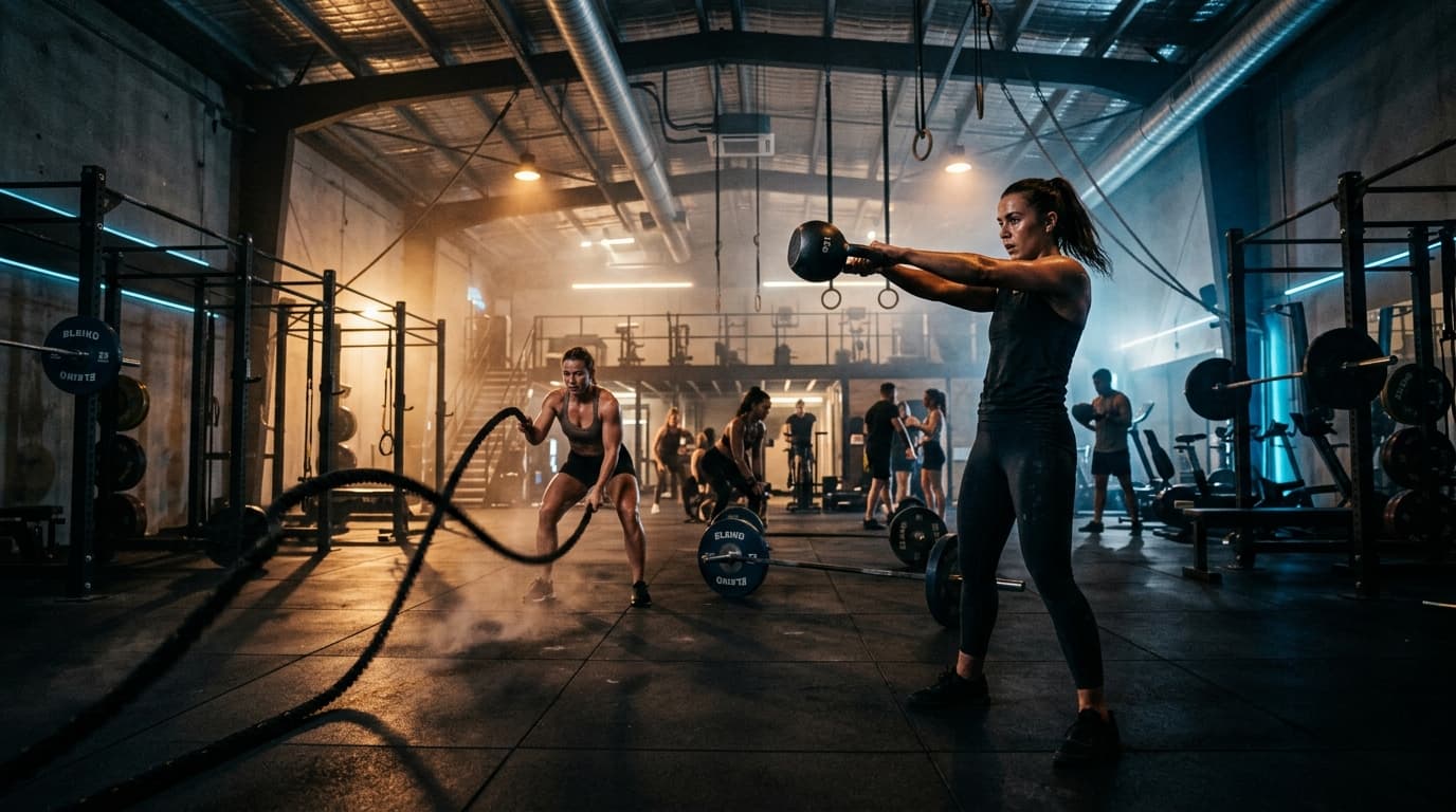 Athletes training at JETSTRIKE FITNESS